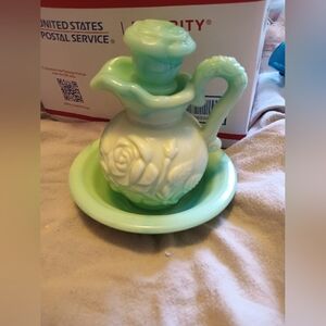 VTG 70's Avon Skin So Soft Pitcher And Bowl